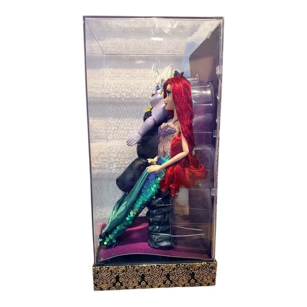 Disney 2015 Limited Edition Fairytale Designer Ariel Ursula Dolls Little Mermaid - Picture 3 of 8